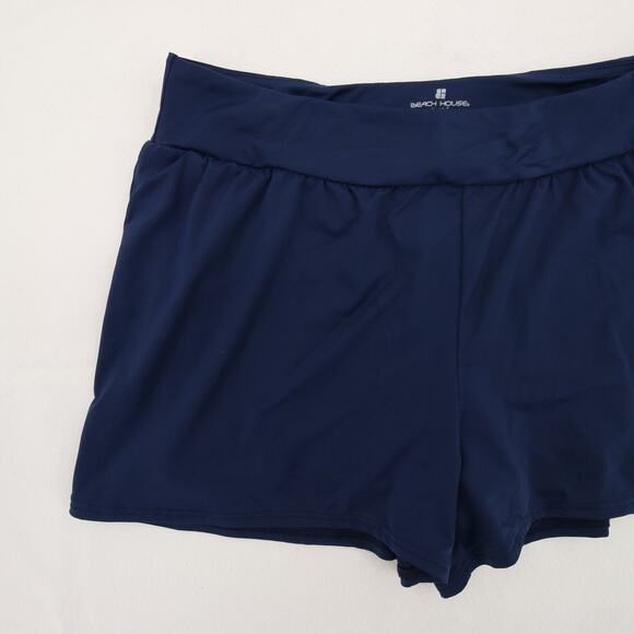 Beach House Swim Shorts Navy Blue Board Shorts Zip Pockets UPF 50 12 Stella NWT - Picture 3 of 13